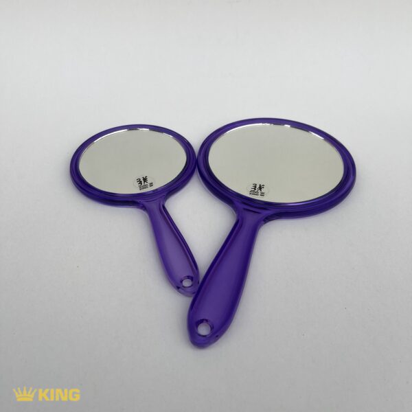 آینه آرایشی KING مدل دسته‌دار سایز کوچک 3x - Image 8