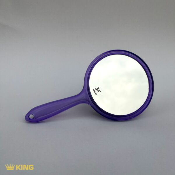 آینه آرایشی KING مدل دسته‌دار سایز بزرگ 3x - Image 4