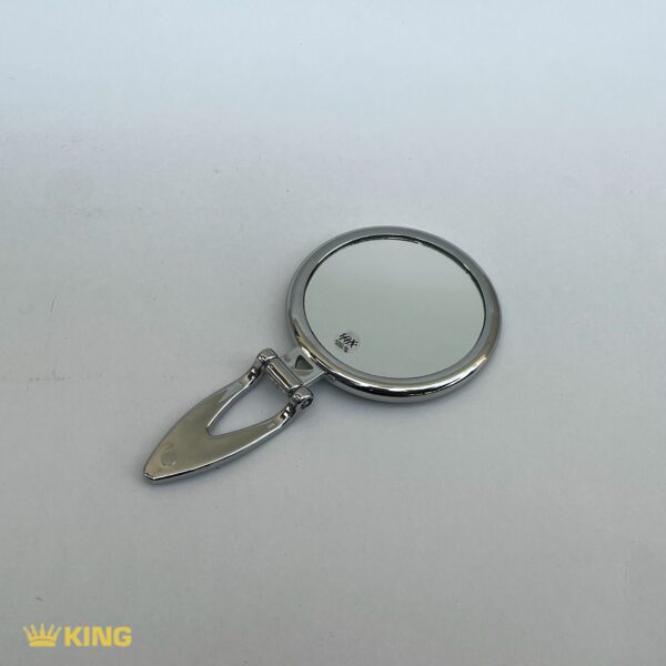 آینه آرایشی KING مدل تو‌کیفی سه‌کاره گرد 10x - Image 3