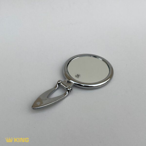 آینه آرایشی KING مدل تو‌کیفی سه‌کاره گرد 5x - Image 3