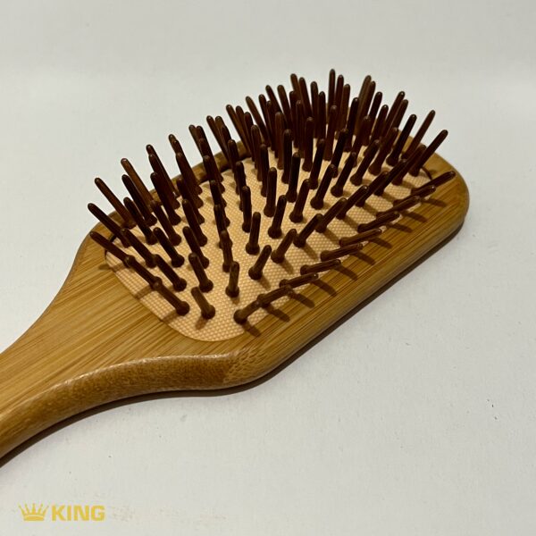 برس چوبی بامبو مستطیل Lizze سایز کوچک - Image 3